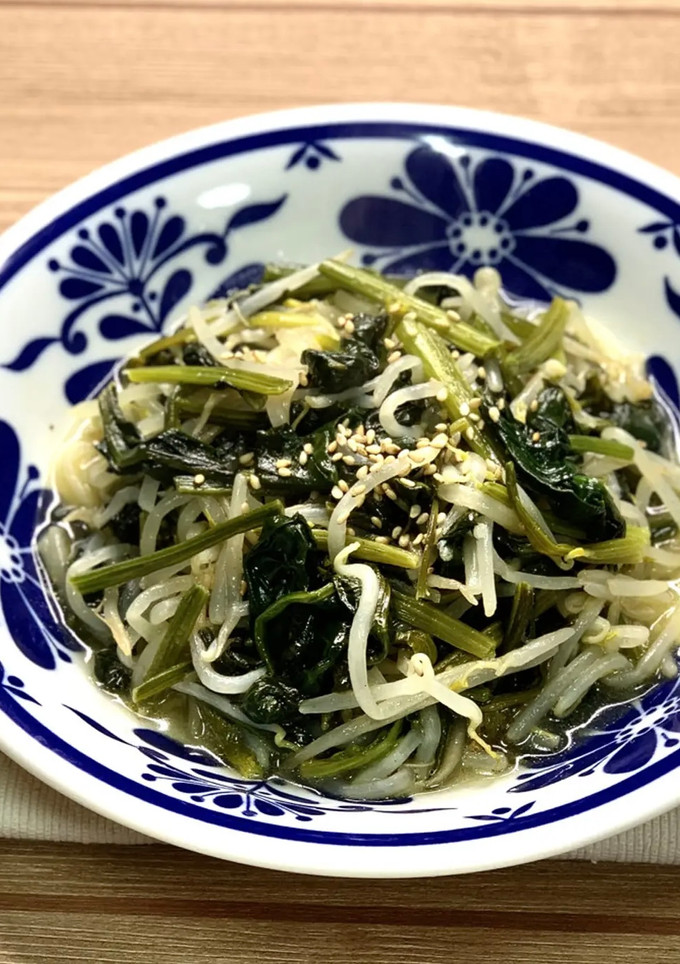 すっぱ旨い＊ほうれん草ともやしの中華炒め-レシピのメイン写真