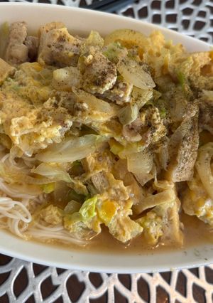 ヘルシー親子温そうめん-レシピのメイン写真
