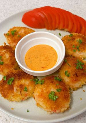 はんぺんカニカマチーズで♪マヨパン粉焼き-レシピのメイン写真