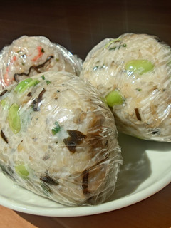 ちりめんと枝豆のおにぎり-レシピのメイン写真