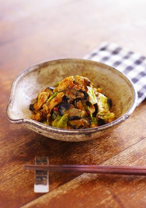 レンジで★麻辣なすキャベツささみ和え-レシピのメイン写真