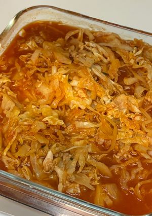 簡単！ツナ缶キャベツのトマト煮-レシピのメイン写真