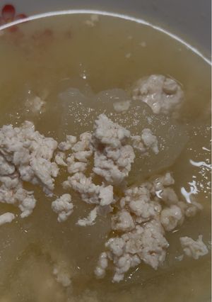 冬瓜と鶏むねひき肉のスープ-レシピのメイン写真