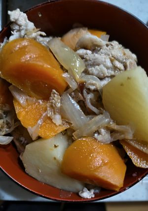 ほぼ放置の肉じゃが-レシピのメイン写真