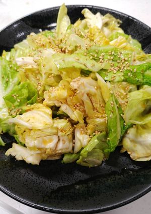 3分で！　春キャベツの旨和だれ無限サラダ-レシピのメイン写真