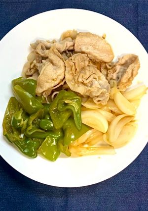 ピーマンと豚肉のポン酢しょうゆ煮-レシピのメイン写真
