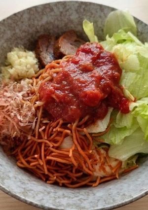 チリトマ冷しまぜそば-レシピのメイン写真