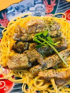 豚肉のクリームソースパスタ-レシピのメイン写真