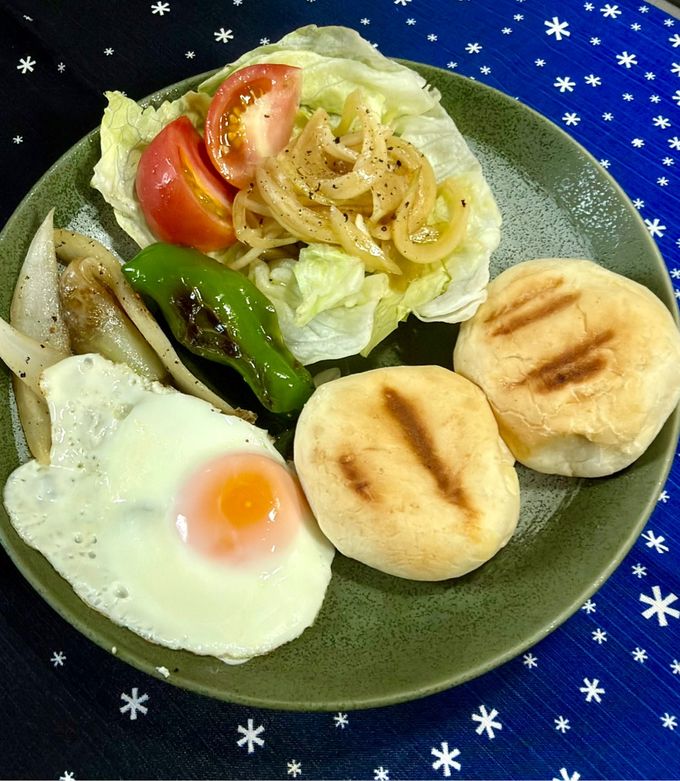休日のワンプレート朝食-レシピのメイン写真