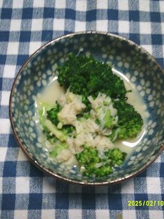ブロッコリーと水煮缶の酢味噌あえ-レシピのメイン写真