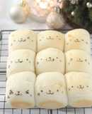 こねない白ねこちぎりパン クリスマス