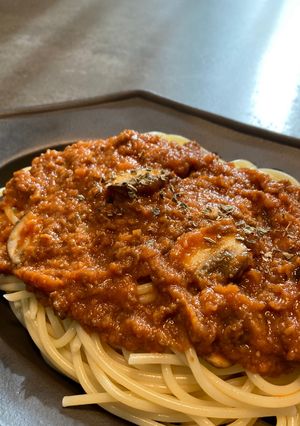 トマトソースから作るミートソース-レシピのメイン写真