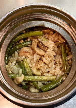 【糖尿病弁当】鳥もも肉とニンニクの芽炒丼-レシピのメイン写真