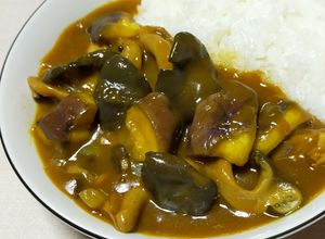 ナスときのこ(ひらたけ)のカレー-レシピのメイン写真