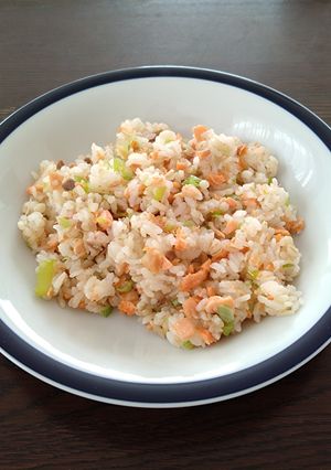 減塩 鮭チャーハン-レシピのメイン写真