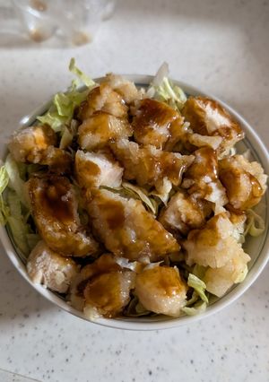 冷凍からあげで☆絶品ソースからあげ丼-レシピのメイン写真