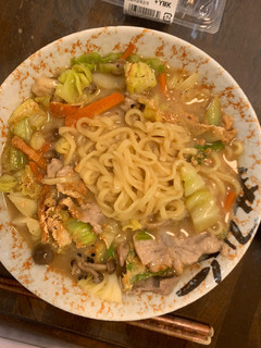 お一人様味噌ラーメン簡単坦々麺風隠し味-レシピのメイン写真