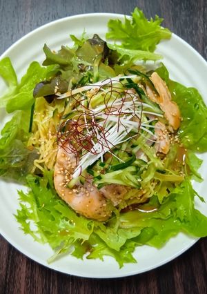 絶品！棒棒鶏の冷やし中華-レシピのメイン写真