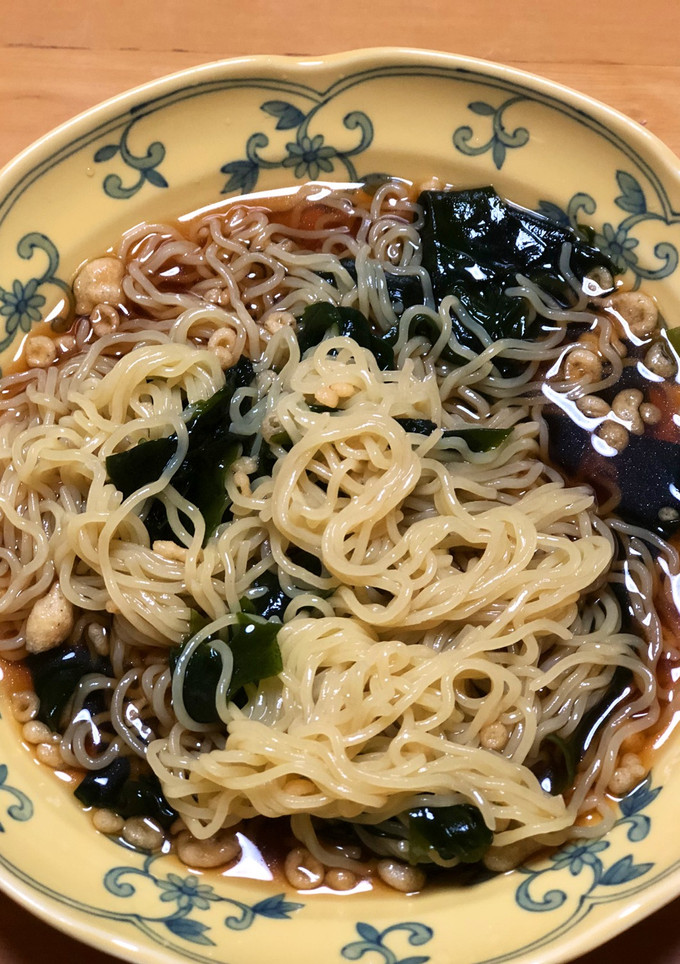わかめと揚げ玉の冷やし中華そば-レシピのメイン写真