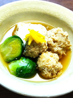 タラの真子の煮付け 冷凍豆腐と芽キャベツ-レシピのメイン写真