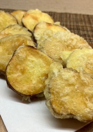 下味が付いた薩摩芋の天ぷら🍠-レシピのメイン写真
