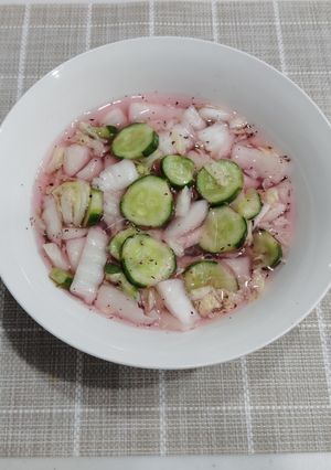 キュウリと白菜のゆかり酢の物-レシピのメイン写真