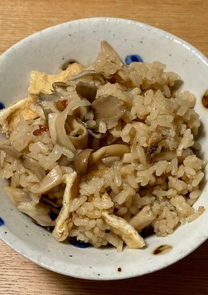 きのこの炊き込みご飯-レシピのメイン写真