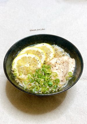 ＊ねぎ塩レモンそうめん＊-レシピのメイン写真