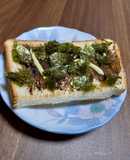 のり佃煮&もみ海苔で♪おつまみトースト