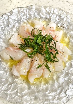 白身魚のカルパッチョ-レシピのメイン写真
