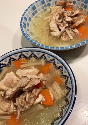 簡単 放置 本物鶏ガラスープ-レシピのメイン写真