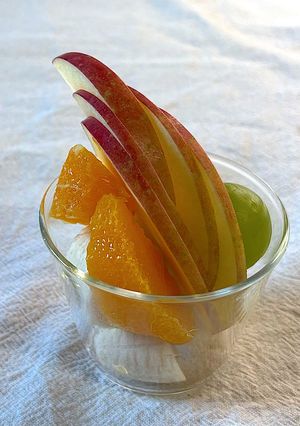 簡単！初心者の🔰パフェ風林檎の飾り🍎-レシピのメイン写真