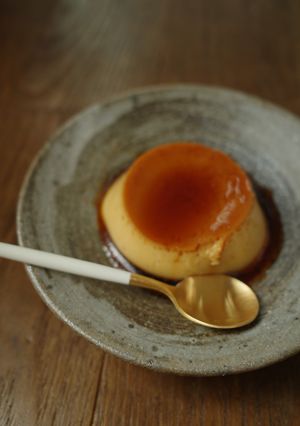 フライパンで作る固めプリン-レシピのメイン写真