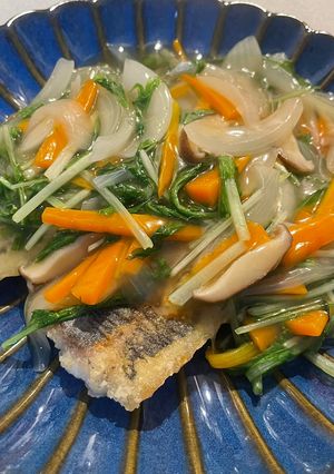 アジの野菜あんかけ-レシピのメイン写真