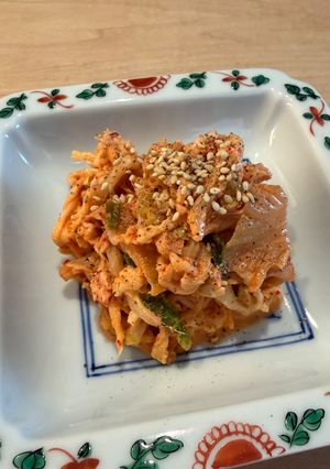 切り干し大根とツナ⭐︎キムチ和え⭐︎おかずおつまみに-レシピのメイン写真