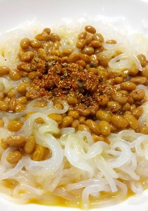 ダイエットに♪しらたき納豆-レシピのメイン写真