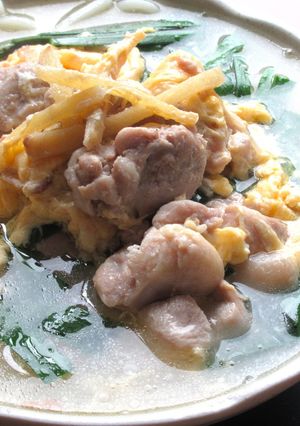 【 鶏もも肉とニラの鶏だし生姜うどん 〗-レシピのメイン写真
