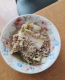 白菜とひき肉のもろみ味噌そぼろ煮込み