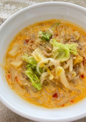 野菜たっぷりクリーミー坦々スープ-レシピのメイン写真