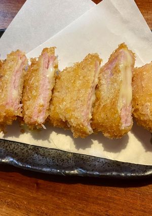ハムのブロックを活用してハムカツチーズ-レシピのメイン写真