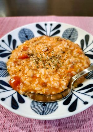 残ったミネストローネでリゾット-レシピのメイン写真