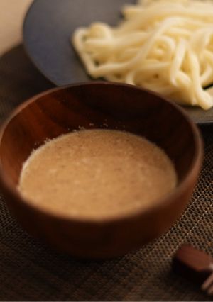 簡単コク旨！ごまだれつけうどん-レシピのメイン写真
