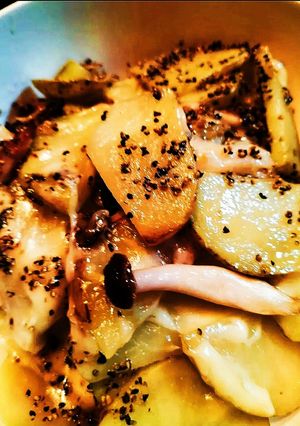 【道産子の夜食🥔】新じゃがキノコで！深夜居酒屋🍺-レシピのメイン写真