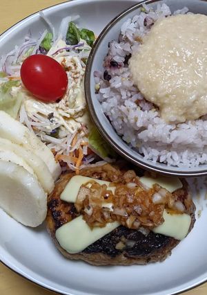 びっくりドンキー風のチーズハンバーグ👀-レシピのメイン写真