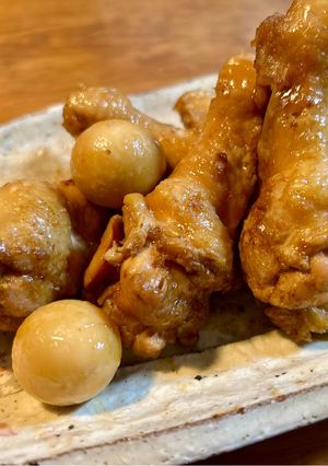 手羽元とうずらの卵の中華煮♪-レシピのメイン写真
