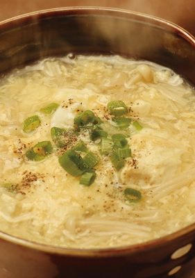 くずし豆腐と卵の生姜スープ-レシピのメイン写真