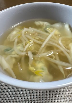 ワンタンスープ-レシピのメイン写真