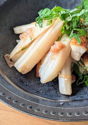 蜂蜜梅干しｄｅ蓮根ちくわ炒め-レシピのメイン写真