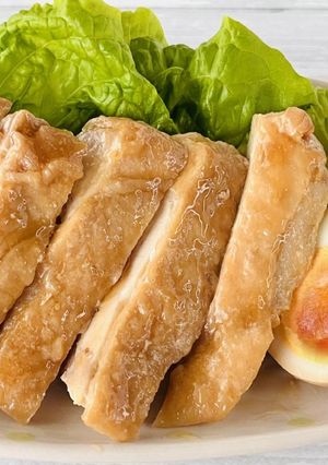 お肉しっとり😋レンジで3分鶏チャーシュー-レシピのメイン写真