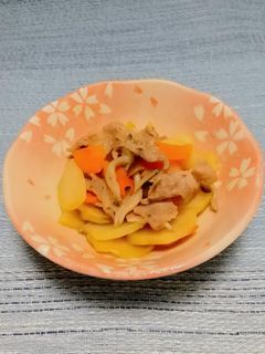 レンジで豚じゃが風煮物-レシピのメイン写真